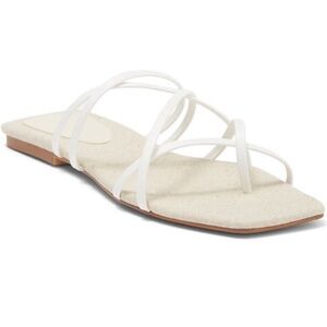 Billion strappy sandals white size 8